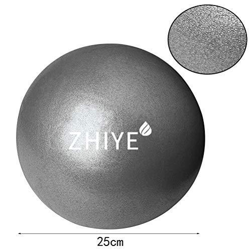ZHIYE Mini Pilates Ball Yoga Small Exercise Ball Core Fitness Bender, Yoga, Stability, Barre, Training Physical Therapy Anti-Slip Swiss Ball Gym Home
