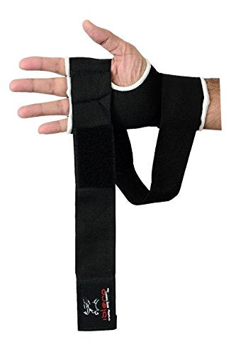 Islero Boxing Inner GEL Gloves hand Wraps Punch Bag MMA Grappling Martial Arts Bandages (Large/XL)