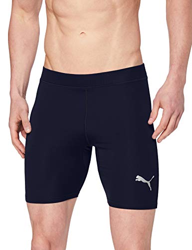 PUMA Men's LIGA Baselayer Short Tight Pants, Peacoat, Small