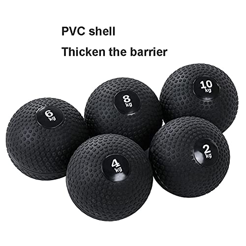 PLUY Fitness medicine ball Slam Ball,Textured Surface Low Elastic Squash,Male And Female Cross Training Aerobics With Fitness Ball (Size :2kg/4.4lb)