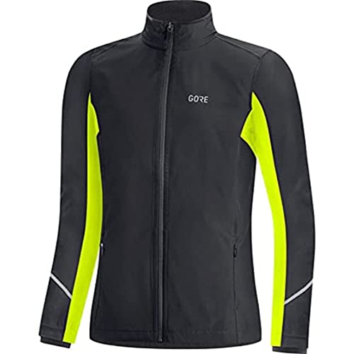 GORE WEAR Women R3 GORE-TEX INFINIUM Partial Jacket black/neon yellow 38 100625