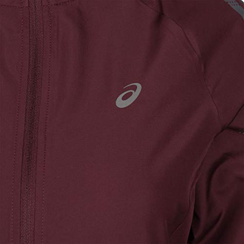ASICS Icon Women's Running Jacket Wine Red/Silver, M