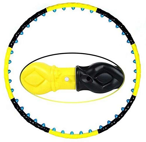 FSJD Hula Hoop Professional Weighted Magnetic Fitness Exercise Massager Workout Abs