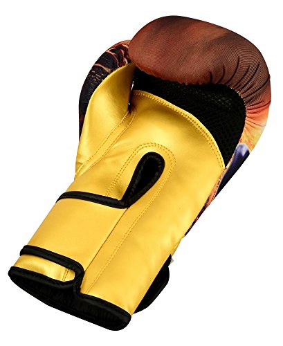 ISLERO Kids Boxing Gloves MMA GEL Punch Bag Muay Thai Martial art Training 4oz 6Oz 8Oz (4 Oz)