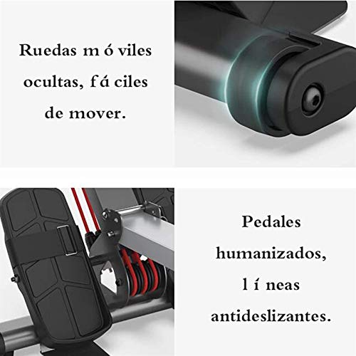 AMZOPDGS Magnetic Rowing, Indoor Rower, Home Rowing Machine with 3 Powerful Resistance Bands Hd Data Display, Suitable for Home Fitness Exercise