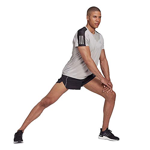 adidas Men's SATURDAY SPLIT Sport Shorts, Black/Grey six, S