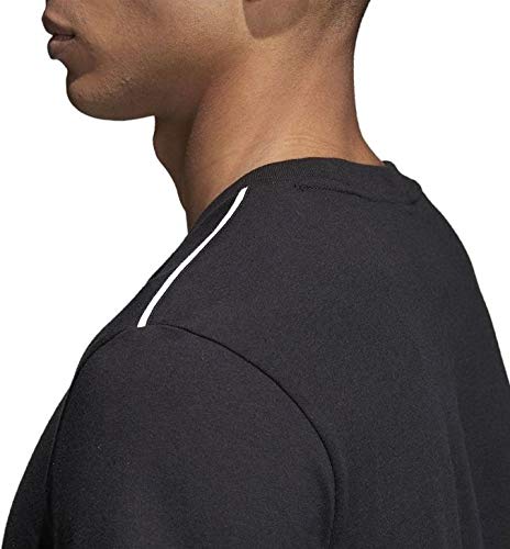 Adidas Men's Core 18 T-Shirt,Black/White,Medium