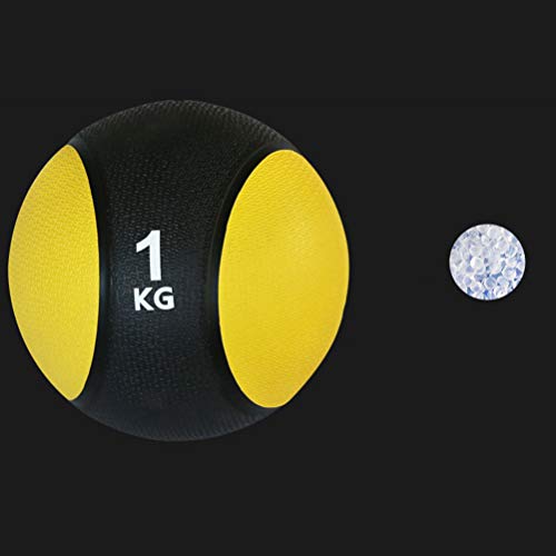 Abaodam 1KG Yoga Pilates Ball Small Exercise Ball Medicine Ball for Abdominal Workouts and Shoulder Rehabilitation Exercises Core Strengthening