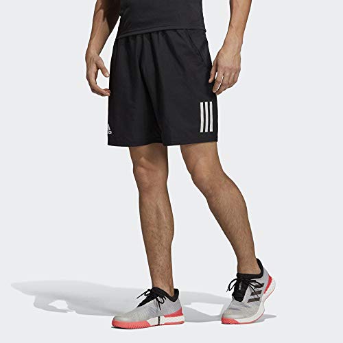 adidas Club 3Str Short Sport Shorts - Black/White, Small