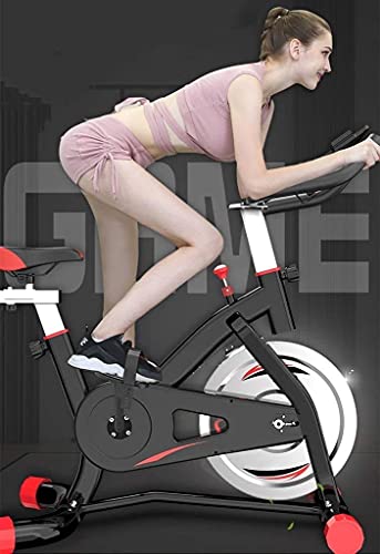 Spin Bike Exercise Bike Indoor Ultra Silent Belt Drive Cardio Workout Machine Upright Bike Home Gym 330 Lbs Max Weight