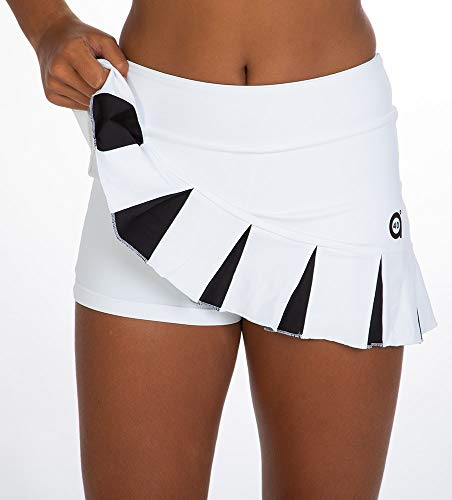 a40grados Sport & Style, Skirt Feliz white, Woman, Tennis and Paddle (44 XL) - Gym Store | Gym Equipment | Home Gym Equipment | Gym Clothing