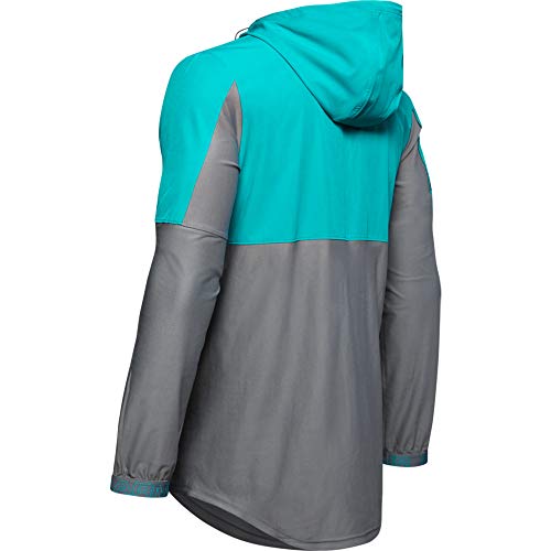 Under Armour Men Vanish Hybrid Jacket Warm-Up Top - Teal Rush/ Pitch Gray/ Teal Rush (454), 2X-Large