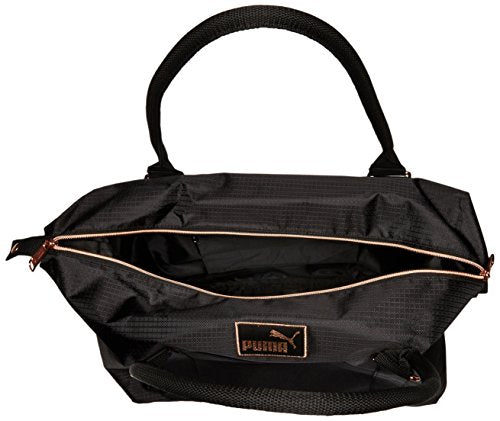 PUMA Women's Evercat Jane Tote Gym Bags, Black/Gold, One Size