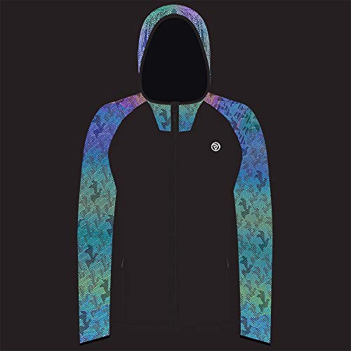 Proviz REFLECT360 Hi Viz Reflective Men's Explorer Running Jacket Hi Visibility Coat, S