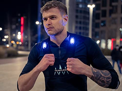 Runitude Running Phone Holder Vest | Chest Pouch | Train Lightweight | Key Clip Holder | Light Straps | Waterproof | Reflective | Men & Women