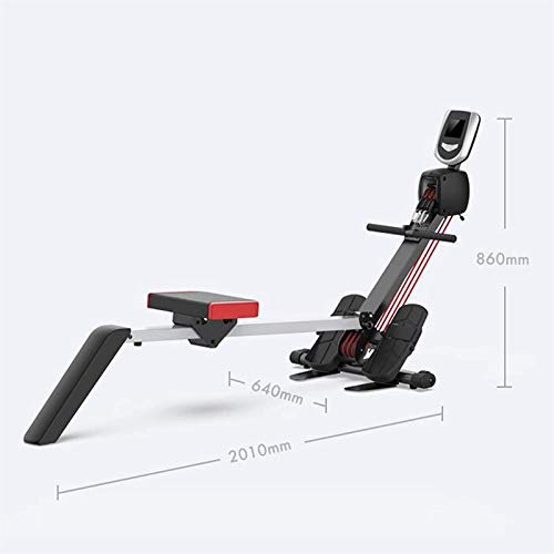 AMZOPDGS Magnetic Rowing, Indoor Rower, Home Rowing Machine with 3 Powerful Resistance Bands Hd Data Display, Suitable for Home Fitness Exercise