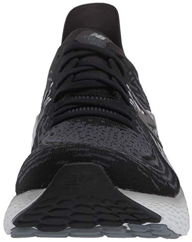New Balance Men's 1080v10 Fresh Foam Running Shoe, Black/Steel, 10.5 Wide