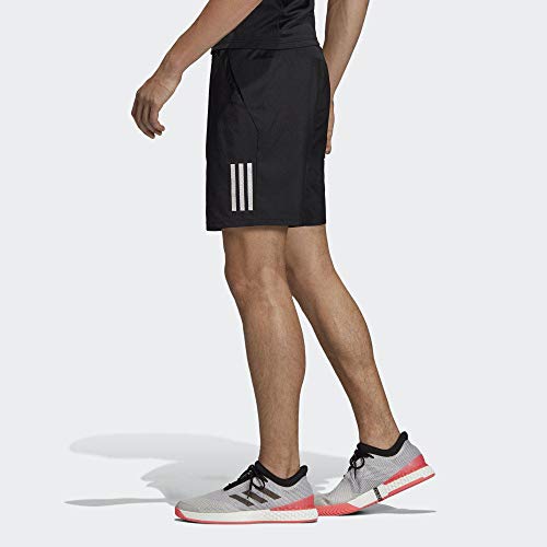 adidas Club 3Str Short Sport Shorts - Black/White, Small