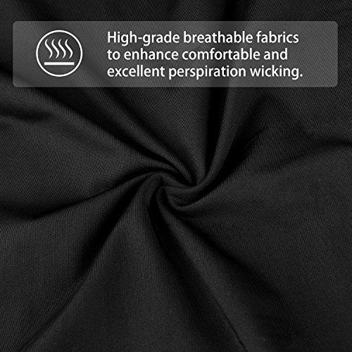 Niksa 3 Pack Gym Clothes for Men,Running Clothes Sports Wear Set,Base Layers Tops+Zip Pocket Draw String Loose Fitting Shorts+Compression Leggings for Workout (M)