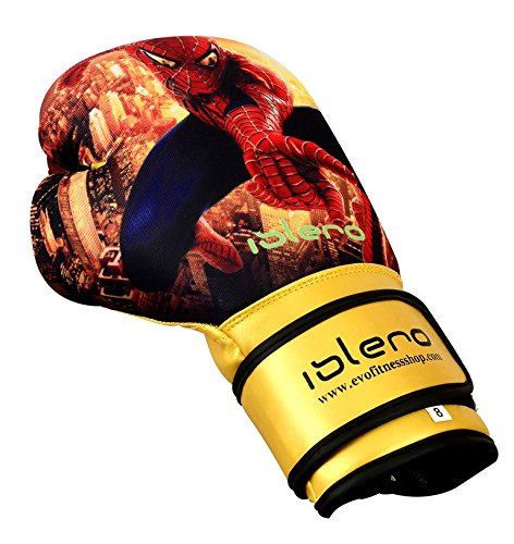 ISLERO Kids Boxing Gloves MMA GEL Punch Bag Muay Thai Martial art Training 4oz 6Oz 8Oz (4 Oz)