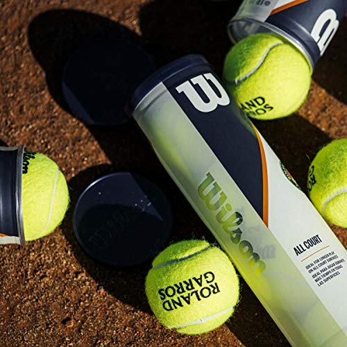 Wilson Unisex-Adult Roland Garros All Court Tennis Ball, Yellow