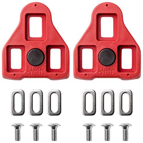 Compatible with Peloton Look Delta (9 Degree) Bike Cleats - Indoor Cycling & Road Bike Bicycle Cleat Set, Compatible with Peloton Indoor Bikes Pedals and Shoes Clipless Spinning and Cycle Shoes