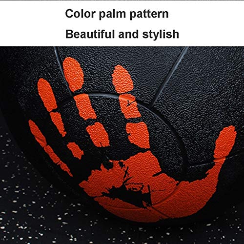Medicine Ball AGYH Double Handle Rubber Elastic, Non-slip And Wear-resistant Fitness Ball, 3kg/4kg/5kg/6kg/7kg/8kg/9kg/10kg (Size : 7kg/15.4lbs)