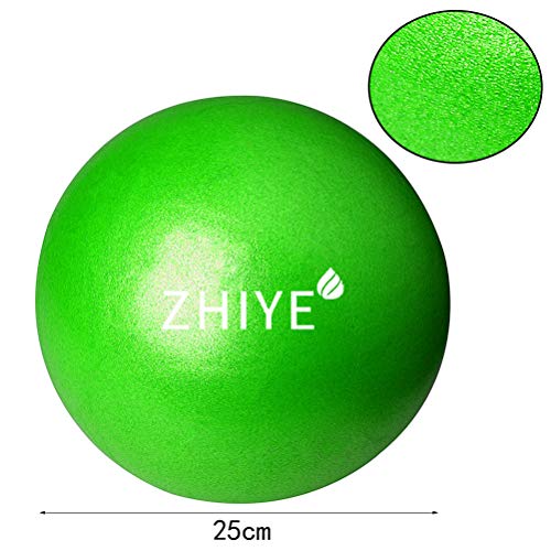 ZHIYE Mini Pilates Ball Yoga Small Exercise Ball Core Fitness Bender, Yoga, Stability, Barre, Training Physical Therapy Anti-Slip Swiss Ball Gym Home