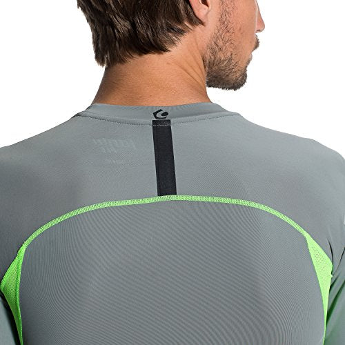 Gregster Pro Long Sleeve Men’s Compression Shirt – Running Shirt with Thumb Holes – Functional Shirt Perfect for Sports