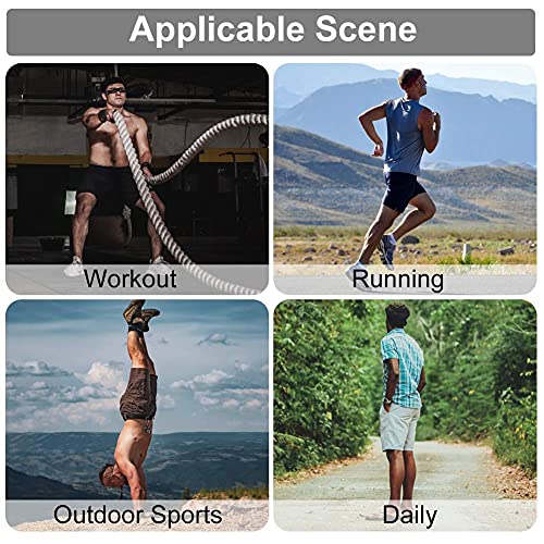 Pateacd 2 in 1 Running Shorts Men with Phone Pocket, Zip Pockets and Compression Liner Quick Dry Breathable Gym Shorts Mens,Orange,S