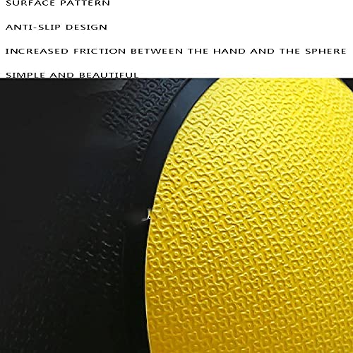 Medicine Ball,Rubber Medicine Ball Personal Training Tools Non-Slip Environmental Protection Gym Ball Suitable for Strength Training Exercise to Lose Fat-1KG