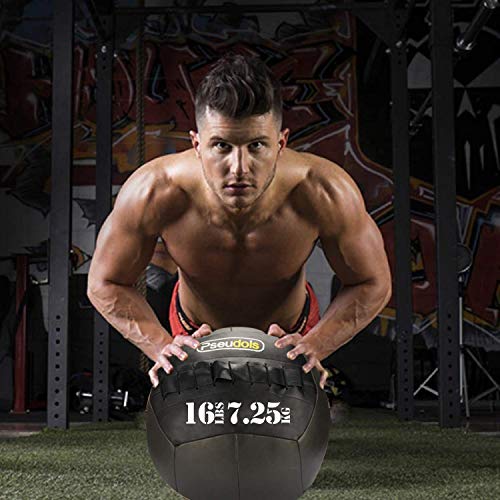 Medicine Ball,Wall Ball for Slamming--Surface Non-Slip Material-Exercise Ball Set for Crossfit-Plyometrics-Core Training and Cross Training Lunge, and Partner Toss16lbs