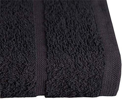 A & B TRADERS Bleach Resistant Towels Hairdressing | Black Chlorine Resistant Hand Towels | Salons, Spas, Gym, Pools, Nails, Beauty (6)