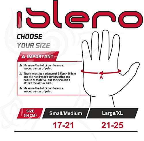 Islero Boxing Inner GEL Gloves hand Wraps Punch Bag MMA Grappling Martial Arts Bandages (Large/XL)