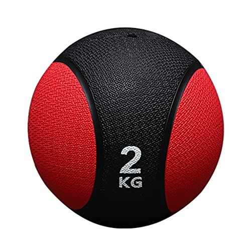 ZXQZ slam ball 1-7kg Elastic Medicine Balls, Solid Ball Fitness Ball, Soft Sports Gravity Ball for Indoor Strength Training, 1pcs (Size : 2kg)