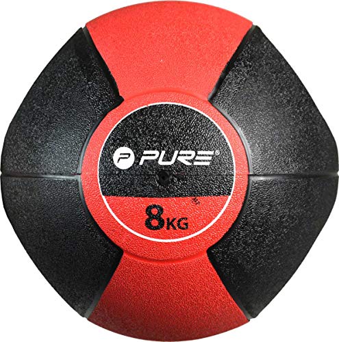Pure2Improve Unisex's Medicine Ball, Red/Black, 8Kg