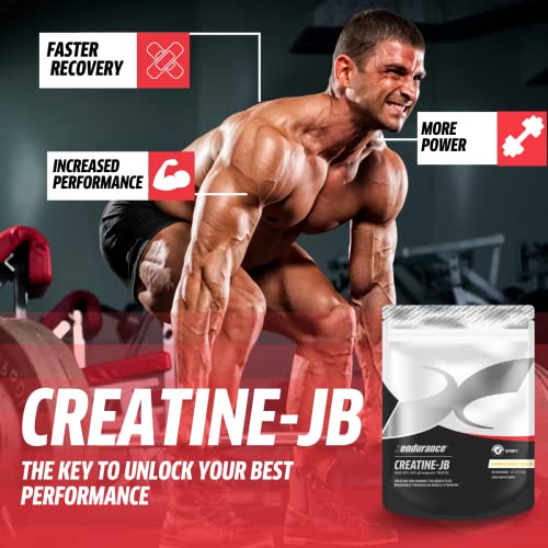Xendurance Creapure Creatine Micronised Vegan Powder Performance Creatine Monohydrate with Lactate, Lemon Citrus, 30 servings