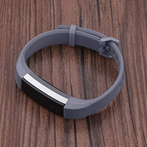 Yandu for Fitbit Alta Wrist Strap, Replacement strap for Fitbit Alta and Fitbit Alta HR, Adjustable Sport Wristbands for Women Men (07 Grey, L)
