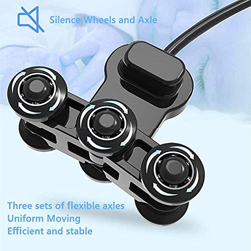Ainstsk Smart Weighted Hula Hoop, 2 in 1 Abdomen Fitness Weighted Hulahoops with 24 Detachable Knots Abdominal Trainers-Grey & White