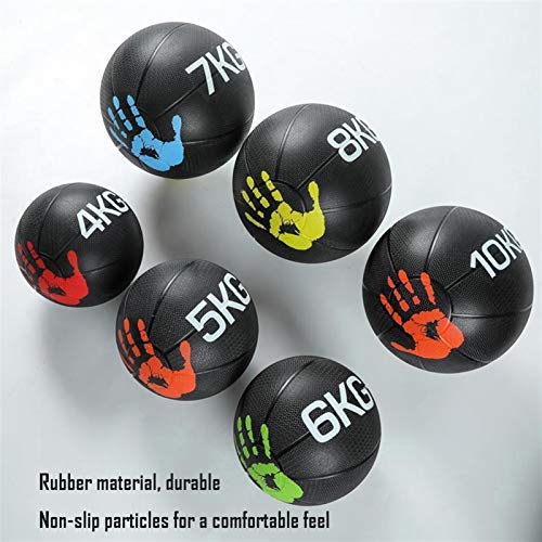 Medicine Ball AGYH Fitness, Home Gym Yoga Studio Pilates Aerobics Balance Training Ball, 2kg/4.4lbs