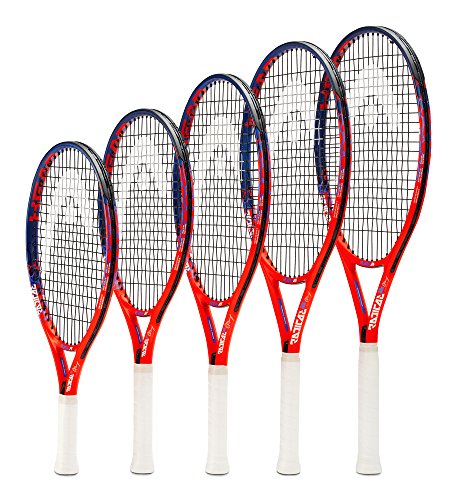 HEAD Unisex-Youth Radical 23 Tennis Racket, Grey/Orange, One size