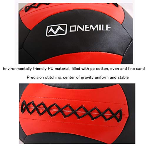 Medicine Balls WXYZ Soft Wall Ball Training Fitness Squash, Pu Solid Gravity Balance Ball, 2kg, 3kg, 5kg, 7kg, 8kg, 9kg, 12kg (Size : 9kg)
