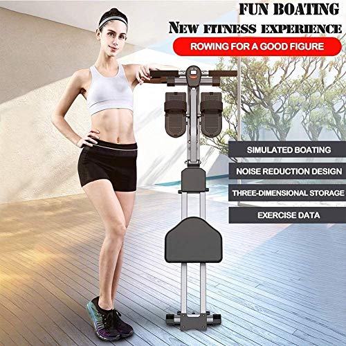 AMZOPDGS Rowing Machines, Rowing Machine,Multifunctional Glider Rowing Machine Fitness Equipments,Noise Reduction Design,Indoor Hydraulic Rowing Machine
