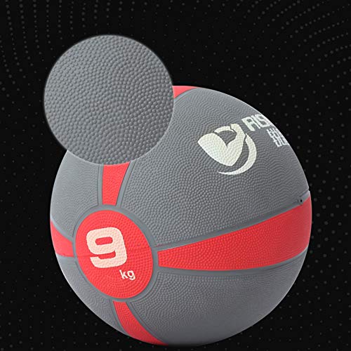 Medicine Ball AGYH Rubber, Home Gym Elastic Fitness Ball, 1KG/2KG/3KG/4KG/5KG/6KG/7KG/8KG/9KG/10KG (Size : 10kg/22lbs)