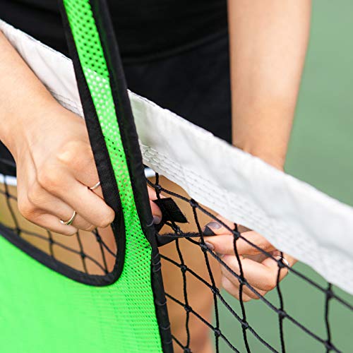 Vermont Tennis Net Targets - Green and Orange Tennis Targets - Carry Bag Included