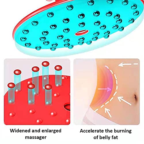 DXNXLLY Weighted Hoola Hoop for Adults Weight Loss -weighted Hoola Hoops 2 in 1 Fitness Weight Loss Massage Hoops with Detachable Knots Adjustable Auto-Spinning Ball for Adult Hula Hoops f