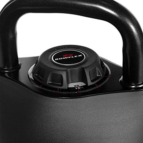 Bowflex Unisex's SelectTech Adjustable Kettlebell, Black/Red, one-size