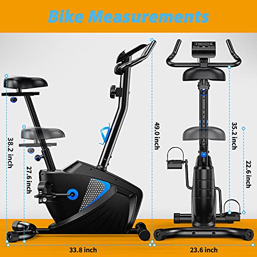 WINNOW Exercise Bike Fitness Bike Advanced Home Trainer Spin Bike Ideal Cardio Trainer Adjustable Magnetic Resistance Aerobic Workout