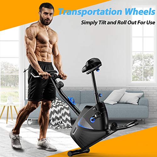 WINNOW Exercise Bike Fitness Bike Advanced Home Trainer Spin Bike Ideal Cardio Trainer Adjustable Magnetic Resistance Aerobic Workout