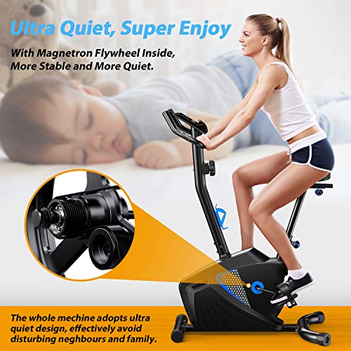 WINNOW Exercise Bike Fitness Bike Advanced Home Trainer Spin Bike Ideal Cardio Trainer Adjustable Magnetic Resistance Aerobic Workout